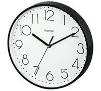Hama 4047443207517 Horloge murale et de table Horloge analogique Rond Noir et Blanc Noir