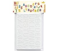 Lot de 2 plaques chiffres et lettres pour perles Hama - 04455