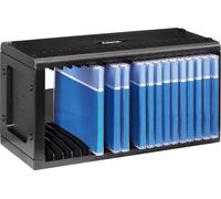 hama 48010 Étagère pour 20 CD/DVD CD-Rack 20 noir, 1 pc.