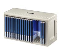 hama 48402 Étagère pour 20 CD/DVD CD-Rack 20 gris, 1 pc.