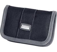 Hama Etui universel "Mini" (pour cartes mémoire, pour cartes CF/SM/SD/MMC/xD/MStick, pour 10 cartes) Noir/Gris