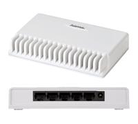 Hama 5 Ports Réseau Switch LAN Répartiteur Hub Rapide Fast Ethernet 10/100 RJ45