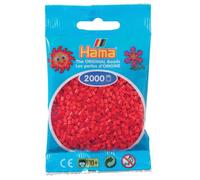Hama - 501 - 05 - sachet de 2000 perles mini - (petites perles Ø2,5 mm) - Rouge