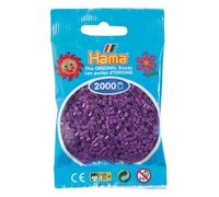 Hama Perles mini 501-07 – 2 000 perles Ø 2,5 mm – Violet