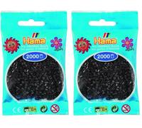 Hama - 501-12 - sachet de 2000 perles mini - (petites perles Ø2,5 mm) - Marron (Lot de 2)