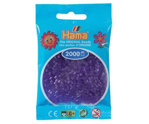 Hama - 501 - 24 - sachet de 2000 perles mini - (petites perles Ø2,5 mm) - Violet transparent