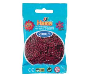 Hama - 501-30 - sachet de 2000 perles mini - (petites perles Ø2,5 mm) - Bordeaux