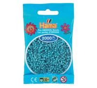 Hama Perles mini 501-31 - sachet de 2 000 perles Ø2,5 mm - bleu gris