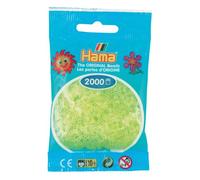 Hama Perles - 501-34 - sachet 2 000 perles mini (Ø2,5 mm) - Jaune néon