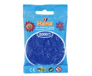 Hama - 501 - 36 - sachet de 2000 perles mini - (petites perles Ø2,5 mm) - Bleu Néon