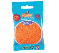 Hama - 501 - 38 - sachet de 2000 perles mini - (petites perles Ø2,5 mm) - Orange Néon