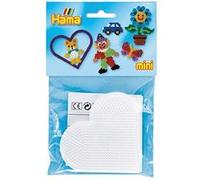 Hama 5203H - Loisirs Créatifs - Sachet 2 Plaques Coeur pour Perles à Repasser Mini