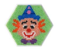 Hama 5204H - Loisirs Créatifs - Sachet 2 Plaques Hexagonales pour Perles à Repasser Mini