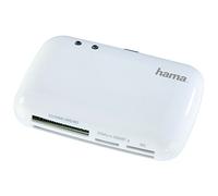 Hama 54835 Lecteur USB pour Carte à Puce et Cartes mémoire Blanc