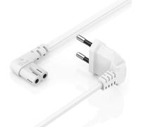 Hama 5m Prise Euro 90° Coudée D TV -câble D'Alimentation Dopplenut-Kupplung