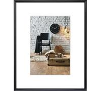 Hama Cadre photo en plastique Sevilla (taille du Cadre de 30 x 40 cm avec bordure de 9 mm x 17 mm, pour une photo de 20 x 28 cm) Noir