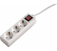 Hama 69223781, 1.4 m, Intérieur, Plastique, Blanc, 3 prises AC / fiches AC, 250 V