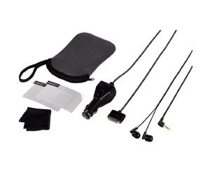 Hama 6in1 Bundle Starter Set Away für Sony PSP Go PSPGO Konsole Tasche Headset Kfz-Ladekabel Folie Case Kopfhörer Lader