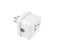 Hama 7201159 changeur de genre de câble Tthree-pole plug 6p4c Ivoire
