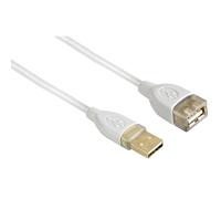 Hama 78466 Câble de transfert de données USB - 3 m - ja - 1 x Type A USB - 1 x Type A USB - Weiß