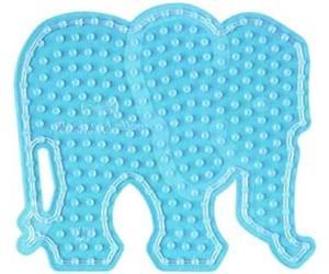 Hama - 8201 - Loisir Créatif - Maxi Plaque - Transparent Éléphant