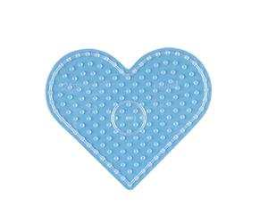 Hama - 8206 - Loisir Créatif - Maxi Plaque - Transparent Cœur