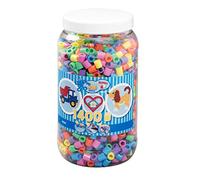 Hama maxi pot de 1400 perles pastel multicolore