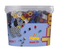Hama - 8570 - Loisirs Créatifs - Pot 600 Perles à Repasser - Taille Maxi - Vives