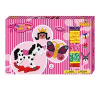 HAMA - Boite Cadeau géante 'Cheval à bascule' - 900 perles à repasser MAXI et 2 plaques - Loisirs créatifs