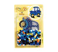 Hama - 8922 - Loisirs Créatifs - Blister 250 Perles à Repasser + 1 Plaque - Taille Maxi - Voiture