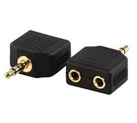 Hama Adaptateur 2 jacks femelles stéréo 3,5 <=> 1 jack mâle stéréo 3,52mm