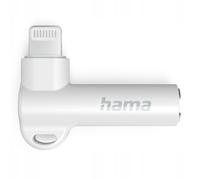 Hama Adaptateur Lightning 90° – Jack 3,5 mm – Blanc