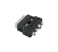 Hama-adaptateur av, prise s-vhs/3 prises rca - connecteur péritel, 4 broches