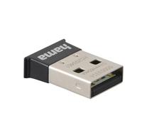 Hama Adaptateur Bluetooth 5.4 Classe 2 (Dongle USB BT, Clé Plug&Play pour PC, Casque, Souris, Manette, Clavier, Imprimantes, Smartphone, Tablette, Compatible avec Windows 11/10) Noir