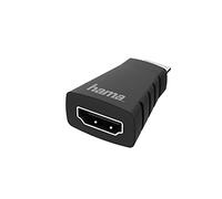Hama Adaptateur Compact HDMI - Prise Mini HDMI pour transmettre des données numériques et des signaux Audio/vidéo (Ultra HD, 4K, Excellente qualité de Transmission) Noir