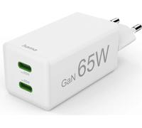 hama Adaptateur de charge GaN blanc, 65 Watt