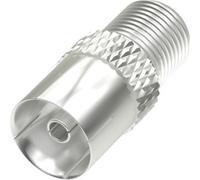HAMA Adaptateur de récepteur satellite F-Socket - Coax-Socket