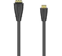 HAMA Adaptateur HDMI Type C-A Plug-Socket Plaqué Or Noir