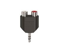 Hama Adaptateur Pour Inversion Du Genre Des Câbles 2 RCA F/Jack 3.5 Mm M
