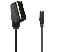 Hama Adaptateur Scart Prise 3,5Mm Jack Prise Aux Câble Tv Casque Téléviseur