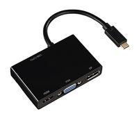 Hama Adaptateur USB-C 3 en 1 pour VGA, Hdmi™ Ou Displayport