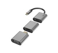 HAMA Adaptateur USB-C 6 en 1 mini-DP HDMI VGA