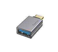 Hama Adaptateur USB-OTG, f. USB-C - Port USB, USB 3.2 Gen1, 5 Gbit/s, alu