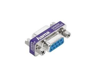 Hama Adapter/Gender Changer, 9-pin D Female Jack - 9-pin D Female Jack 9 pin