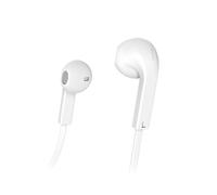 Hama Advance Écouteurs intra-auriculaires filaire Stereo blanc volume réglable Hi-Fi