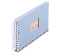 Album à spirales Fine Art 24 x 17 cm 50 pages blanches Lagon