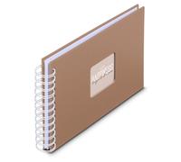 Hama Album À Spirale "Fine Art", 24 X 17 Cm, 50 Pages Blanches, Mousse