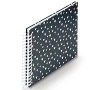 Hama Album à spirale Lovely, 28 x 24 cm, 50 pages blanches, Bleu