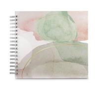 Hama Album À Spirale "Watercolor", 28 X 24 Cm, 50 Pages Blanches, Vert