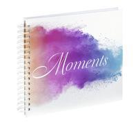 Album à spirale Watercolor Moments, 28 x 24 cm, 50 pages blanches